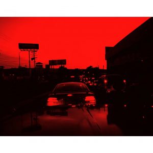 Various Tijuana Junctions at Night (in Red)